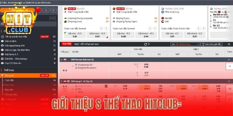 Giới thiệu S thể thao Hitclub