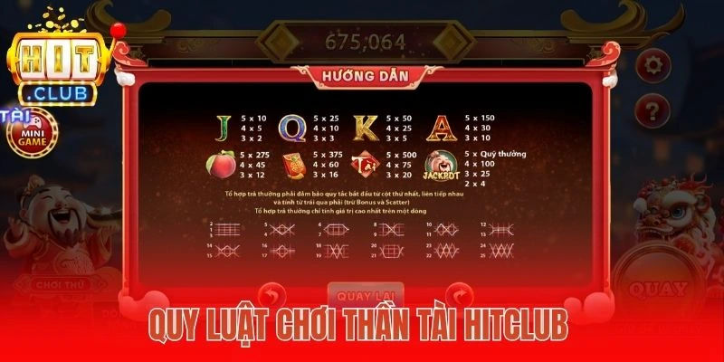Quy luật chơi Thần tài Hitclub 